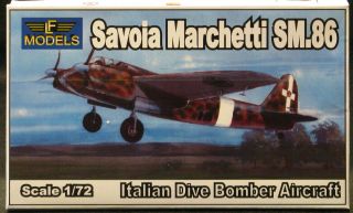 72 LF Models Italian Savoia Marchetti SM 86 WWII Bomber