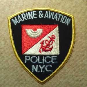 Vintage New York City NYPD Marine Aviation Police Patch NY