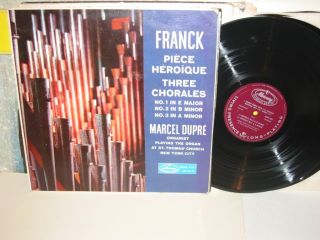 Marcel Dupre Franck Piece Heroique LP Mercury UK Press