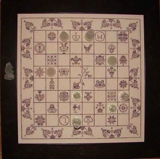 Chess Quaker Style by Aury TM Cross Stitch Pattern