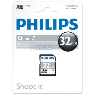 Philips 32GB Secure Digital High Capacity SDHC Card (Class 10) Model