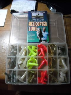 Bass Lures Roland Martin Helicopter Lures in Plano Box with