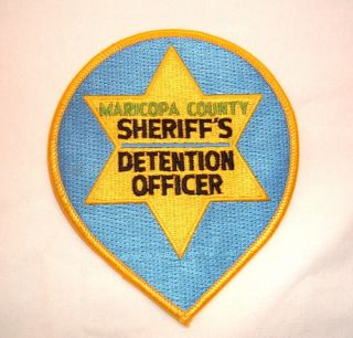 Maricopa County Arizona Sheriffs Detention Officer Full Size Shoulder