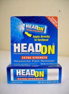 Head on Headache Relief Extra Strength Homeopathic Hard to Find Item