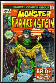 Frankenstein 2 Marvel Comic Book VF