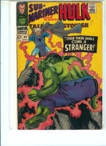 Marvel Comic Book Submariner Hulk 89 Silver Age Tales