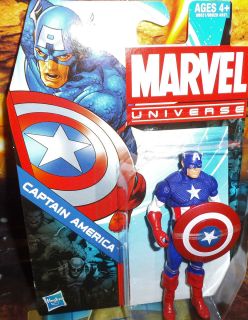 Marvel Universe CAPTAIN AMERICA Basic Core Heroes New In Package 3 75