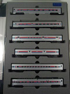 Scale Kato 106 011 Amtrak Smooth Side Passenger 6 Car Set