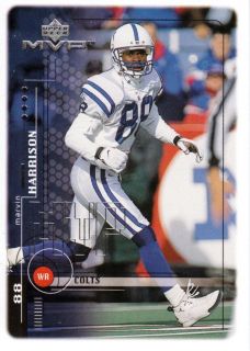 1999 Upper Deck MVP Marvin Harrison 78 Card Lot of 19 Indianapolis