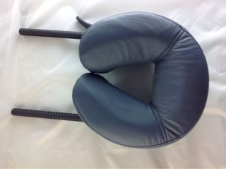 New Earthlite Massage Adjustable Headrest Face Cradle Crescent Blue