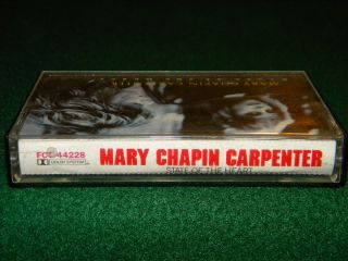 Cassette Tape Mary Chapin Carpenter State of The Heart 1989 CBS