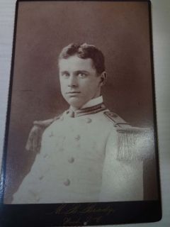Matthew Brady Cabinet Card Photo of Officer Cadet