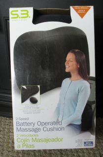 Basic 2 Speed Battery Operated Massage Pillow BYG 300 Black