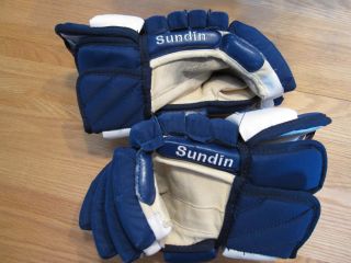 Mats Sundin Game Used Gloves Pro Return Gloves Pro Stock Gloves Maple