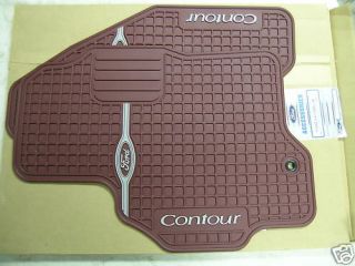 New Ford Contour Front Floor Mats Ruby Red 1995 00