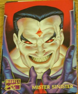 Mr Sinister 1995 Marvel Masterpieces Card 69 Peter Scanlan
