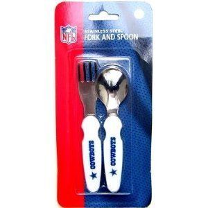 Dallas Cowboys Stainless Steel Fork and Spoon Set NIP