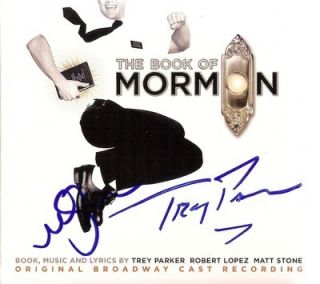 of Mormon Signed CD Trey Parker Matt Stone Grammy Winner COA