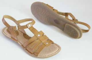 New Born Mattie Leather Slingbacks Sandals Womens 8