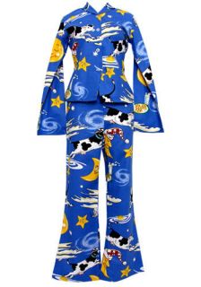 Frankie Johnny Cows Moon Fitted Pajamas Medium