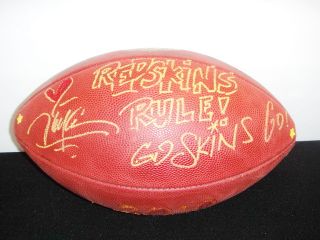 Maya Rudolph SNL Redskins Signed Insc Football PSA