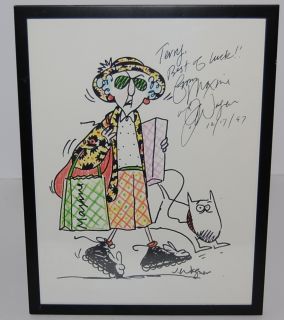 Maxine Print Signed by John Wagner
