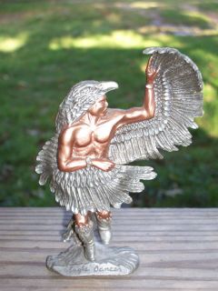 Masterworks Pewter Figurine American Indian Eagle Dancer
