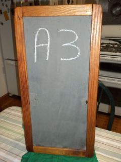 Antique Slate Chalk Board Reclaimed Old Wood Frame
