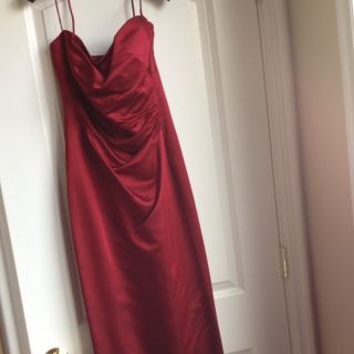 Nicole Miller Red Gown Size 0 2