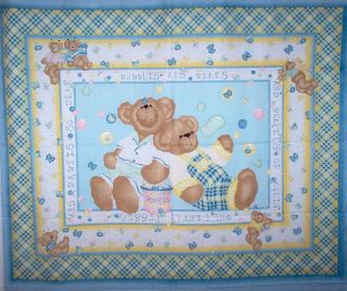 Baby Panel Marcia Mattson Bubbles and Bears P900110