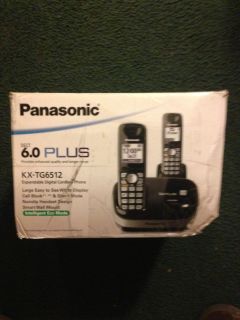 Panasonic KX TG6512B DECT 6 0 PLUS Expandable Digital Cordless Phone