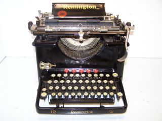 Antique 1922 Remington No 12 Standard Vintage Typewriter