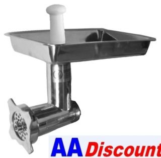 New Stainless Steel Meat Grinder Attachment for 12 Hobart Mixer Hub