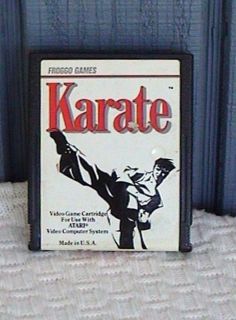 Antique RARE RARE Atari 2600 Karate Video Game Cartridge
