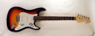 The White Stripes Signed Autograph Guitar Jack White Meg White