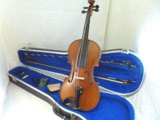 Eugen Meinel 1926 Vintage Violin Markneukirchin Germany w Case