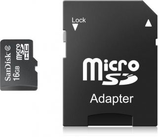 microSDHC Adapter 16GB Memory Card for Infuse 4G at T Phone