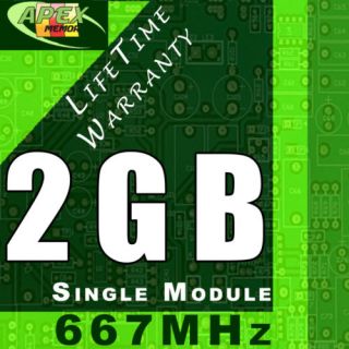 2GB Laptop Memory Module for Gateway MT6840 Notebook