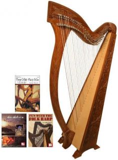 Celtic 51 Meghan Floor Harp 3 Books New