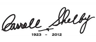 Carroll Shelby Signature Decal Memorial Decal Mustang Cobra Shelby