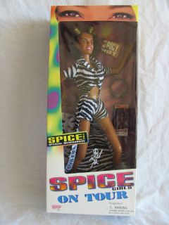 NEW SPICE GIRLS ON TOUR DOLL BY GALOOB 1998 MELANIE BROWN SCARY SPICE