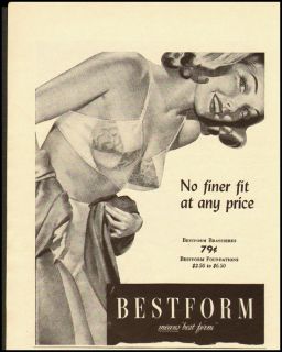1943 Vintage Ad for Bestform Means Best Form 013012