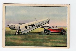 Airplane Card Messerschmitt B F w M 23 C Willy Messerschmitt