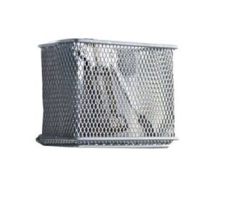 Magnetic Mesh Basket Kitchen Locker Storage Organizer Stainless Steel