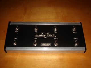 Mesa Boogie   Mark V   Footswitch Pedal   Dual Triple Rec Rectifier