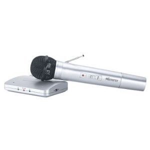 Memorex Handheld Microphone Wireless Computer Mic for PC Mac with