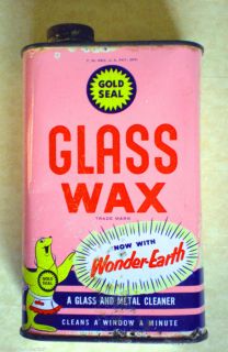 Seal Glass Wax Glass Wonder Earth Tin Metal Cleaner Polish Chic