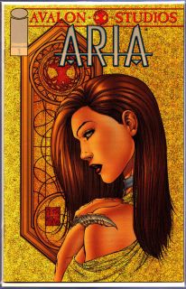 Aria 1 Michael Turner Gold Speckle Variant Cover Image Comics