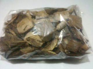 Mesquite wood chips Barbeque smoking 3oz bag genuine south Texas BBQ