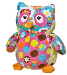 Owl Hoots Print Pizzazz Plush Stuffed Animal by Mary Meyer New